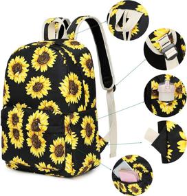 img 1 attached to Рюкзак Womens Rucksack Daypacks Sunflower