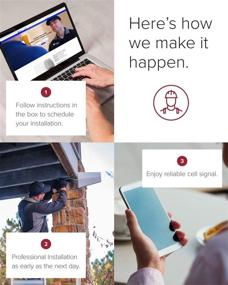 img 1 attached to Комплект для усиления сигнала мобильного телефона weBoost Home Complete (474445) с профессиональной установкой - для всех операторов США, Verizon, AT&amp;T, T-Mobile, Sprint & More - Утвержденный FCC