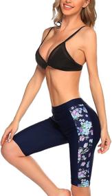 img 1 attached to 🩱 Ekouaer Swimming Leggings: Stylish Boardshorts for Women's Swimsuits & Cover Ups