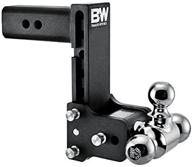 🚚 вертлюжные прицепные крюки b&w trailer hitches tow & stow - 2.5" приемник, трехшариковый (1-7/8" x 2" x 2-5/16"), 7" опускание, 14,500 фунтов общей массы - ts20049b: идеальное решение для буксировки логотип