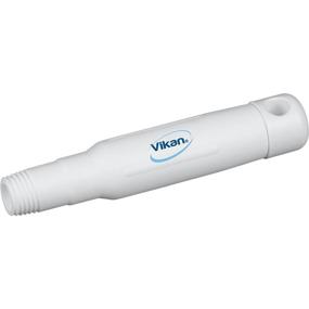 img 1 attached to 🧼 Vikan 29345 6.5" Polypropylene Handle with Threaded Tip – White, 1-3/16" Diameter: Durable and Versatile Cleaning Tool