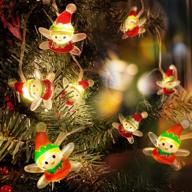 nimoco christmas elf gnome string lights - festive xmas lights for indoor & outdoor decor логотип