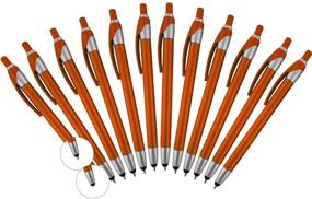 img 1 attached to Улучшите свой опыт использования iPad Mini с нашим комбо 12 ручки-стилуса оранжевого цвета