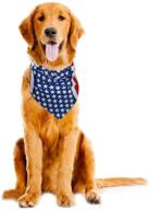 🐶 show off your dog's patriotism with the city costume wigs american flag dog bandana - perfect for small, medium, and large breeds! логотип