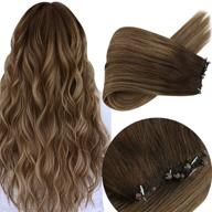 sunny hair extensions caramel 12inches hair care logo