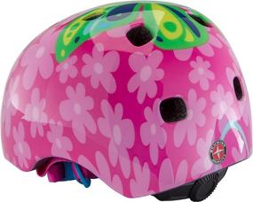 img 3 attached to 🦋 Schwinn Burst Butterfly Pink Toddler Bike Helmet