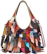 сумки и кошельки для женщин "segater" с многоцветным пэчворком и кроссбоди для стильных хобо-сумок логотип