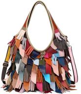 segater multicolor patchwork crossbody women's handbags & wallets for stylish hobo bags logo