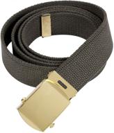 stylish and durable: rothco military belts chrome khaki for women's fashion enthusiasts logo