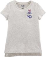 kosh girls toddler pocket grey girls' clothing logo