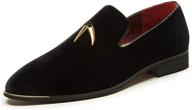 men's pointed toe leather loafers slippers by cmm logo