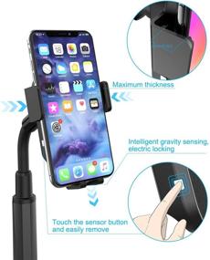img 1 attached to 📱 Squish Wireless Car Charger - 2-in-1 Universal Phone Holder for iPhone, Samsung & More (12.1 inches)