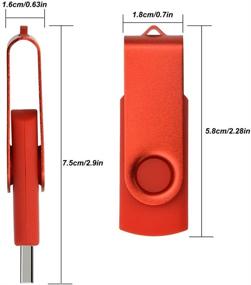 img 1 attached to 📦 Kepmem 5 упаковок USB Flash Drive - 32MB USB 2.0 флешки - небольшое хранение файлов в черном, серебряном, красном, желтом и небесно-голубом цветах