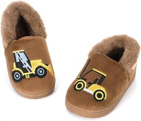img 3 attached to Adorable Cartoon Rocket Slippers - Fun Household Toddler Boys' Shoes