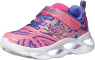 👟 skechers lighted sneaker turquoise girls' shoes with footwear enhancement logo