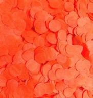 🎈 vibrant orange confetti 15mm tissue paper balloons - 5000 pcs for memorable table party decorations! logo