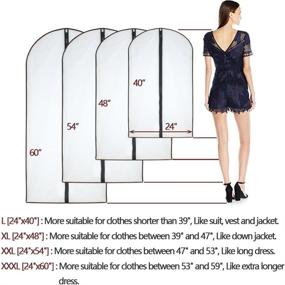 img 3 attached to Garment Breathable Zipper Clothes Storage Storage & Organization