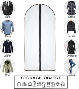 img 2 attached to Garment Breathable Zipper Clothes Storage Storage & Organization