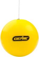 🚗 retractable ball parking aid - genie yellow perfect stop compatible with all garage door openers-gps-r, one size logo