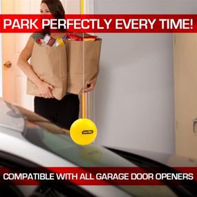 img 3 attached to 🚗 Retractable Ball Parking Aid - Genie Yellow Perfect Stop Compatible with All Garage Door Openers-GPS-R, one Size