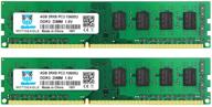 мотоагл ддр3 1333 мгц 8 гб комплект (2x4 гб) dimm pc3-10600 pc3-10600u 2rx8 cl9 1 логотип