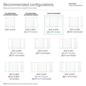 img 1 attached to 🚪 Munchkin Baby Gate Extension, White, 2.75 Inches, Model MK0079 - Enhanced SEO