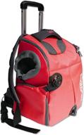 touchdog wheeled backpack fashion carrier logo