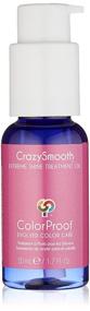 img 4 attached to ColorProof CrazySmooth Extreme Shine Treatment Oil - 1.7 Fl Oz | Color-Safe, Anti-Frizz, Vegan | Sulfate-Free | Unisex - Professional Hair Product