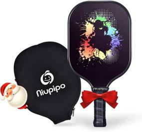 img 4 attached to 🏓 niupipo Graphite Pickleball Paddle – USAPA Approved, Cushion Grip, Lightweight Racket with Cover, Honeycomb Composite Core