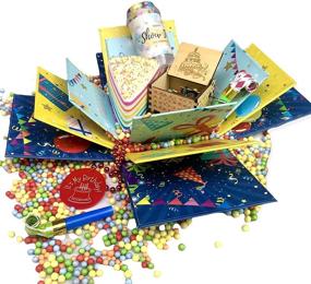img 3 attached to 🎂 Explosion Surprise Box Cake Kit - Pop-Up Picture Gift Box for Birthdays