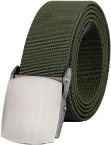 img 4 attached to Enhance Your Tactical Gear with Sportmusies Elastic Military Stretch Men's Accessories and Belts