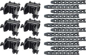 img 1 attached to 🚲 Bike Gear Stay Put Cradle (Set of 6) and Rubber Replacement Accessory Strap Kit (Set of 12) for Fit Thule Parkway, Passage, Hitching Post Pro, and Roadway Bike Carriers