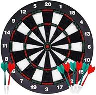 atdawn 16.4 inch safety dart board game set: indoor/outdoor fun with 8 soft tip darts for kids and adults логотип