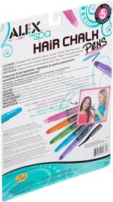 img 2 attached to Alex Spa Hair Chalk Pens - Vibrant Hair Color for Girls