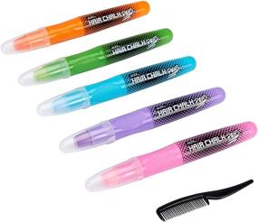 img 1 attached to Alex Spa Hair Chalk Pens - Vibrant Hair Color for Girls