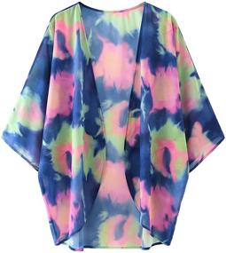 img 1 attached to Lightweight Cardigans Tropical Hawaiian Maternity Women's Clothing for Swimsuits & Cover Ups