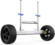 🛶 ganfindx lightweight aluminum & quick-detachable sit on top kayak trolley cart with flat-free wheels, ideal for plug hole compatibility logo