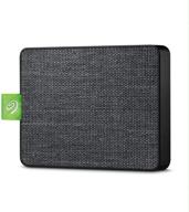 💻 seagate ultra touch ssd 1tb portable external solid state drive - black usb-c usb 3.0 for pc mac | seagate mobile touch app + bonus features & 3-year rescue service logo