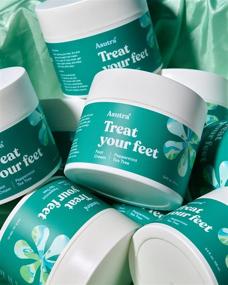 img 1 attached to 👣 ASUTRA Treat Your Feet Foot Cream - 3.4 fl.oz | Rich Lotion for Dry, Cracked Feet with Peppermint & Tea Tree Essential Oils | Promotes Healthy Feet