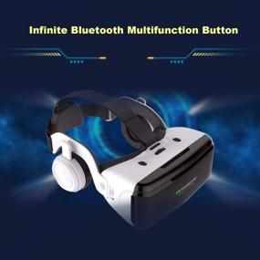 img 2 attached to Immerse in Ultimate Virtual Reality with Adjustable 3D VR Headset - Perfect for Movies and Video Games on iPhone, Android, and Other Phones - Ideal Gift for Kids and Adults!