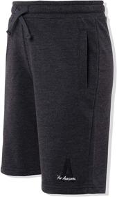 img 2 attached to Top-notch French Terry Shorts 👖 for X Small Boys' Clothing- A Must-Have!