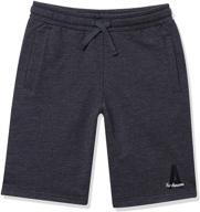 top-notch french terry shorts 👖 for x small boys' clothing- a must-have! logo