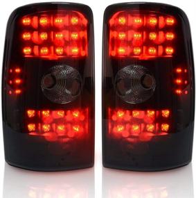 img 4 attached to 🚙 AUTOSAVER88 LED Tail Lights for Chevy Suburban Tahoe 2000-2006, GMC Yukon (XL) 2000-2006 (Black Smoke Assembly, NOT Compatible with Barn Door Models)
