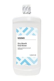 img 2 attached to 🌿 Solimo Dry Mouth Oral Rinse - Alcohol Free, Mint - 1L (33.8oz) - Pack of 4 - Amazon Brand