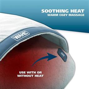 img 3 attached to Wahl Model 4299: Heated Therapeutic Foot Vibrating Massager with Toe-Touch Controls & 4 Customized Programs - Ultimate Relaxation for Your Feet