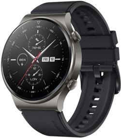 img 4 attached to Black HUAWEI Watch GT 2 Pro Smartwatch with 1.39-Inch AMOLED Touchscreen, GPS, Heart Rate Tracker, Waterproof, Bluetooth Calls, and 14-Day Battery Life for Android; Blood Oxygen Monitor Included