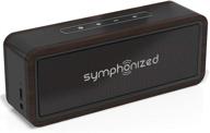 🔊 symphonized nxt 2.0 portable bluetooth wireless speaker – dual-driver audio player with aux cable, universal compatibility (black) logo