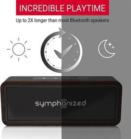 img 1 attached to 🔊 Symphonized NXT 2.0 Portable Bluetooth Wireless Speaker – Dual-Driver Audio Player with AUX Cable, Universal Compatibility (Black)