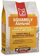 🦃 savor the natural goodness: squarepet's squarely natural turkey meal & brown rice dry dog food logo