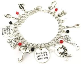 img 4 attached to Universe Fandoms Poppins Charm Bracelet